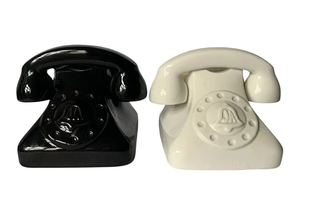 2 Jonathan Adler Porcelain Rotary Phone Smartphone Dock Cell Phone Holder